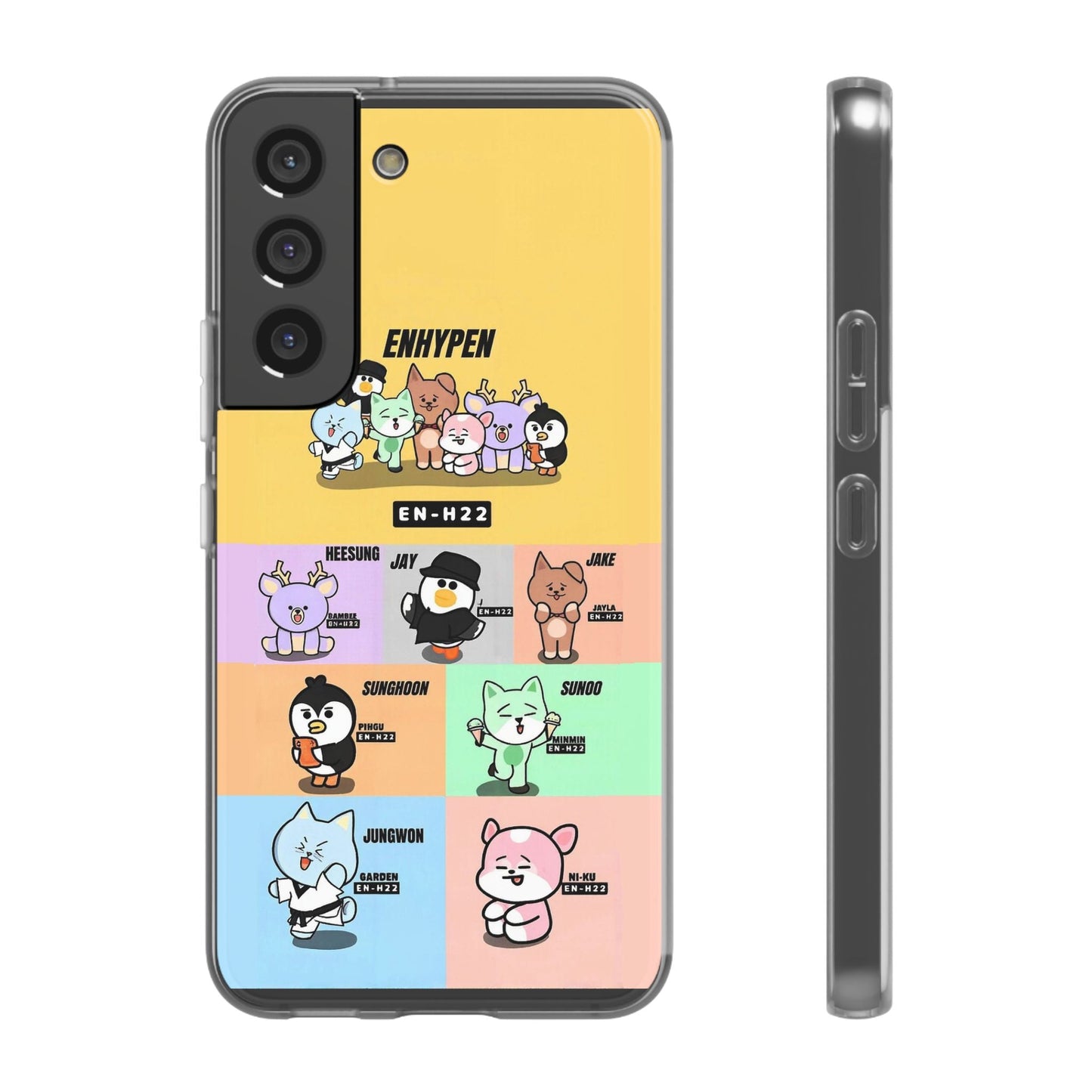 Enhypen Cell Phone Case - iPhone, Samsung and Custom Covers - K - Pop Phone Covers, Gifts for Fans, Stylish Cell Phone Accessories - Beyond The Shoppe