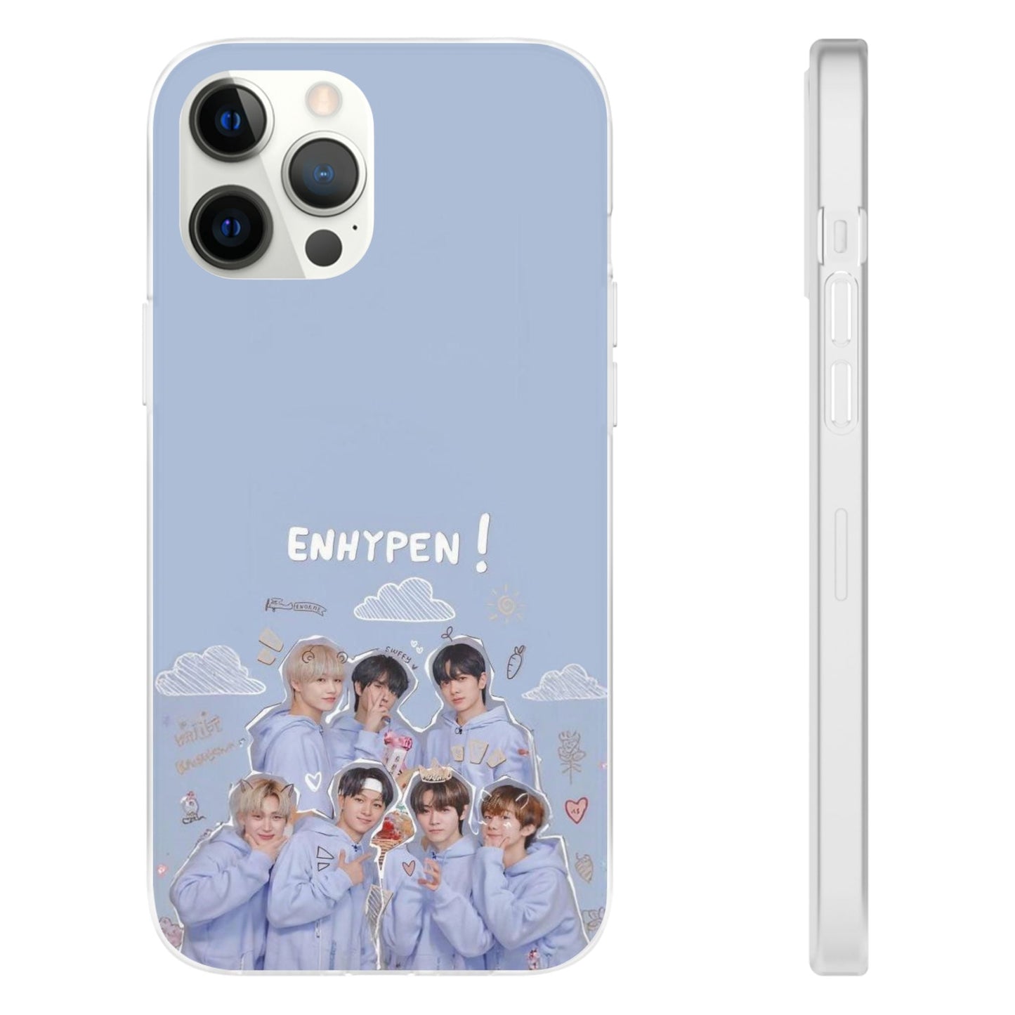 Enhypen Cell Phone Case - iPhone, Samsung and Custom Covers - K - Pop Phone Covers, Gifts for Fans, Stylish Cell Phone Accessories - Beyond The Shoppe