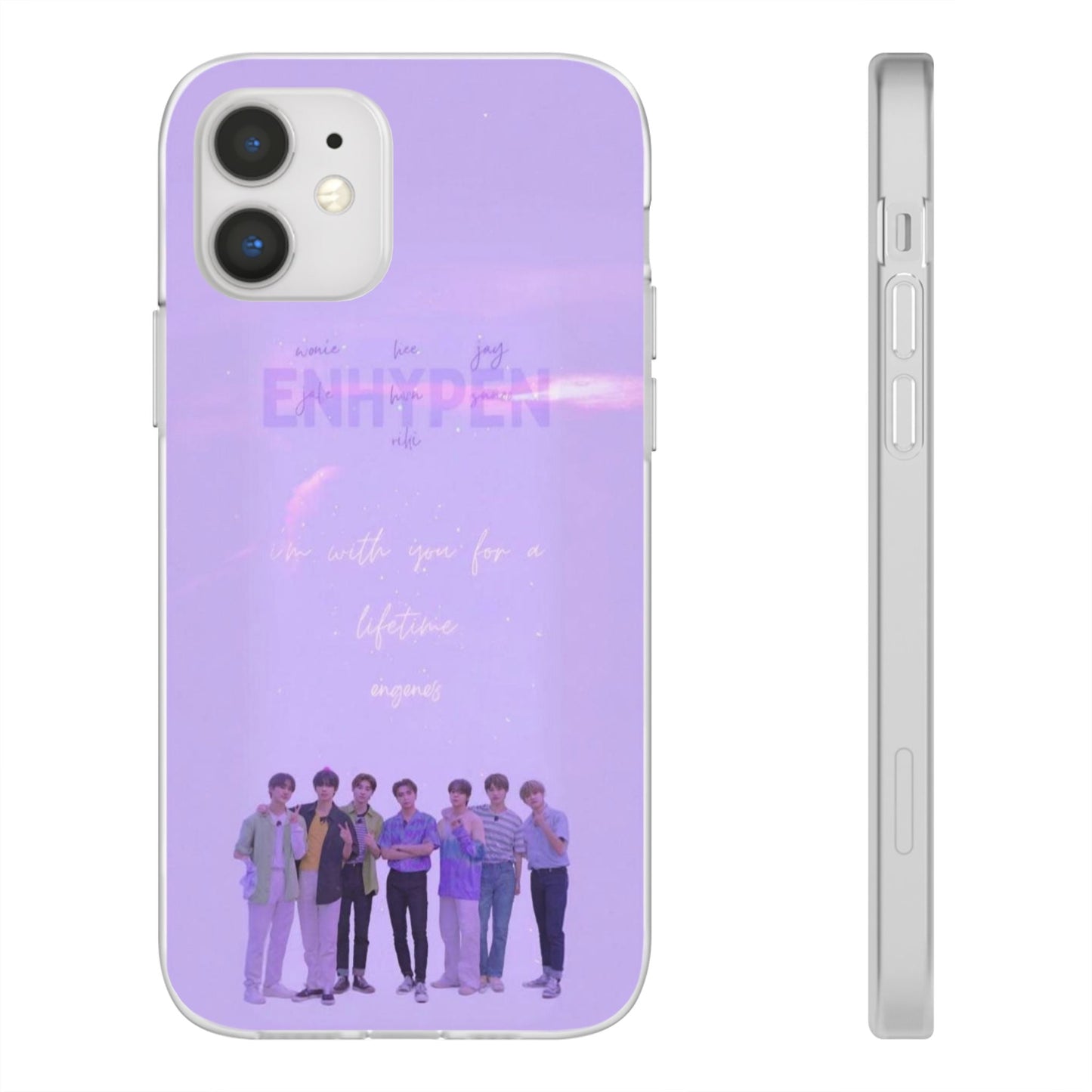 Enhypen Cell Phone Case - iPhone, Samsung and Custom Covers - K - Pop Phone Covers, Gifts for Fans, Stylish Cell Phone Accessories - Beyond The Shoppe