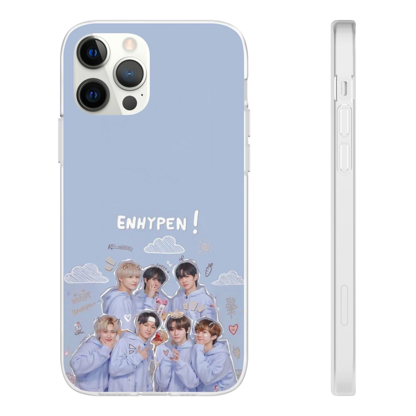 Enhypen Cell Phone Case - iPhone, Samsung and Custom Covers - K - Pop Phone Covers, Gifts for Fans, Stylish Cell Phone Accessories - Beyond The Shoppe