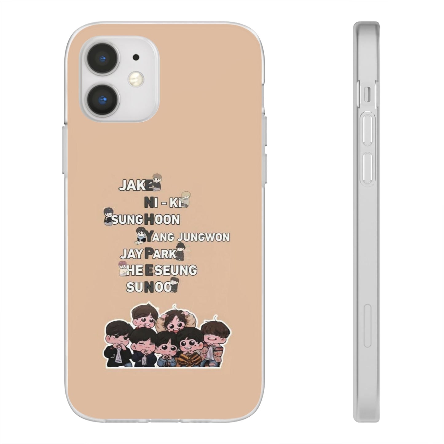 Enhypen Cell Phone Case - iPhone, Samsung and Custom Covers - K - Pop Phone Covers, Gifts for Fans, Stylish Cell Phone Accessories - Beyond The Shoppe