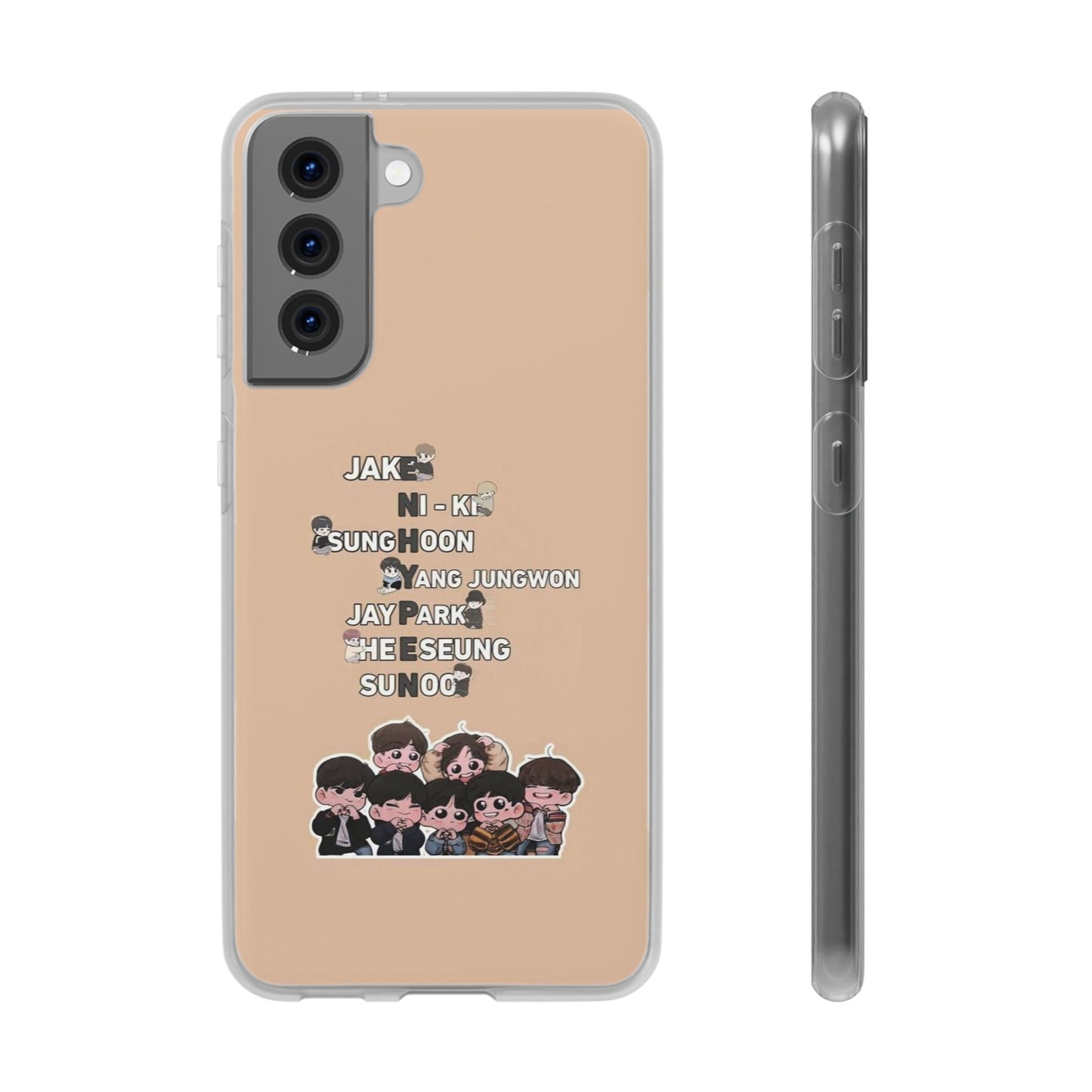 Enhypen Cell Phone Case - iPhone, Samsung and Custom Covers - K - Pop Phone Covers, Gifts for Fans, Stylish Cell Phone Accessories - Beyond The Shoppe