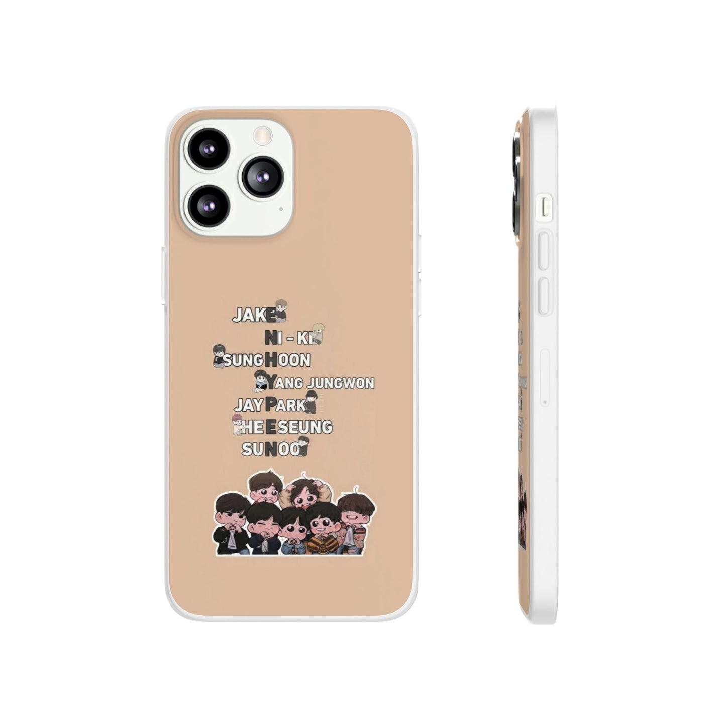 Enhypen Cell Phone Case - iPhone, Samsung and Custom Covers - K - Pop Phone Covers, Gifts for Fans, Stylish Cell Phone Accessories - Beyond The Shoppe