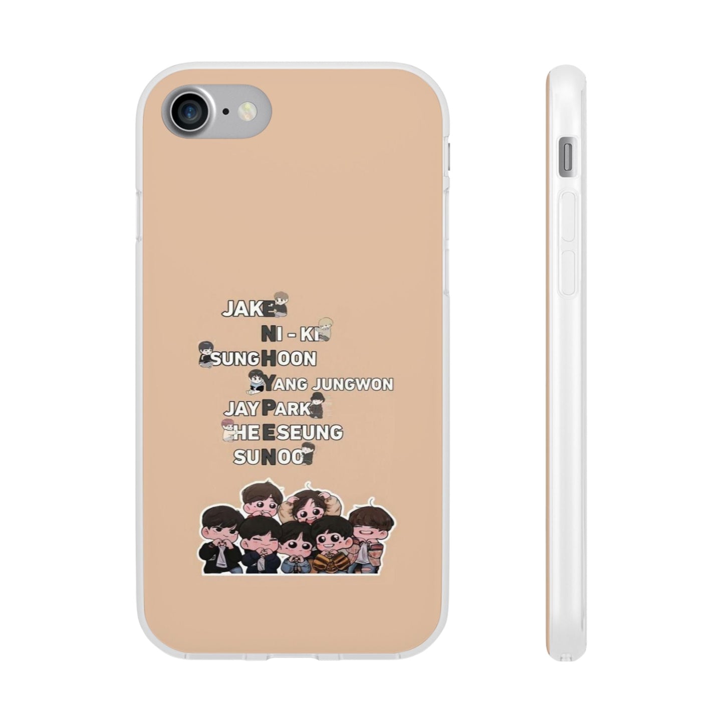 Enhypen Cell Phone Case - iPhone, Samsung and Custom Covers - K - Pop Phone Covers, Gifts for Fans, Stylish Cell Phone Accessories - Beyond The Shoppe