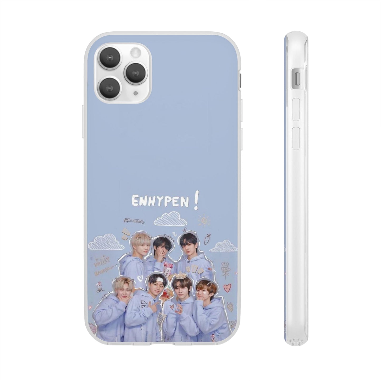 Enhypen Cell Phone Case - iPhone, Samsung and Custom Covers - K - Pop Phone Covers, Gifts for Fans, Stylish Cell Phone Accessories - Beyond The Shoppe