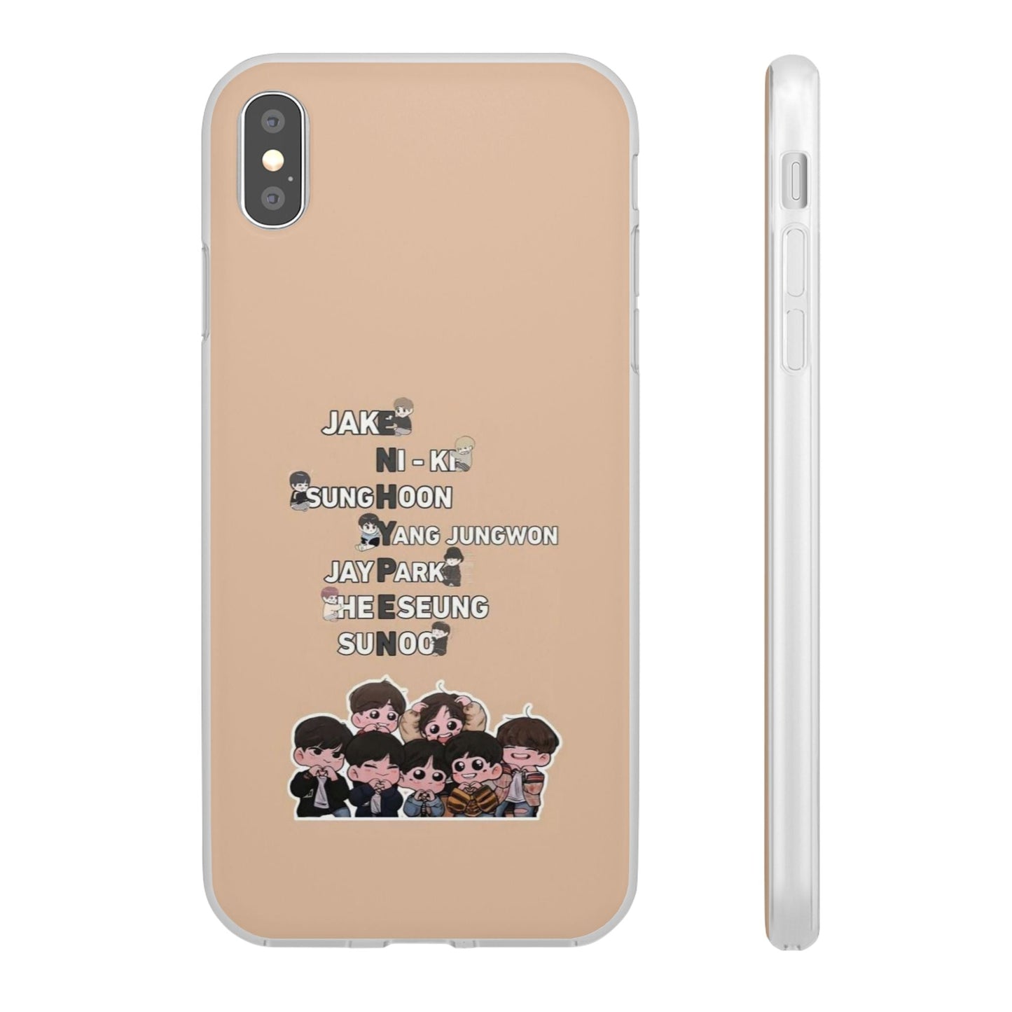 Enhypen Cell Phone Case - iPhone, Samsung and Custom Covers - K - Pop Phone Covers, Gifts for Fans, Stylish Cell Phone Accessories - Beyond The Shoppe