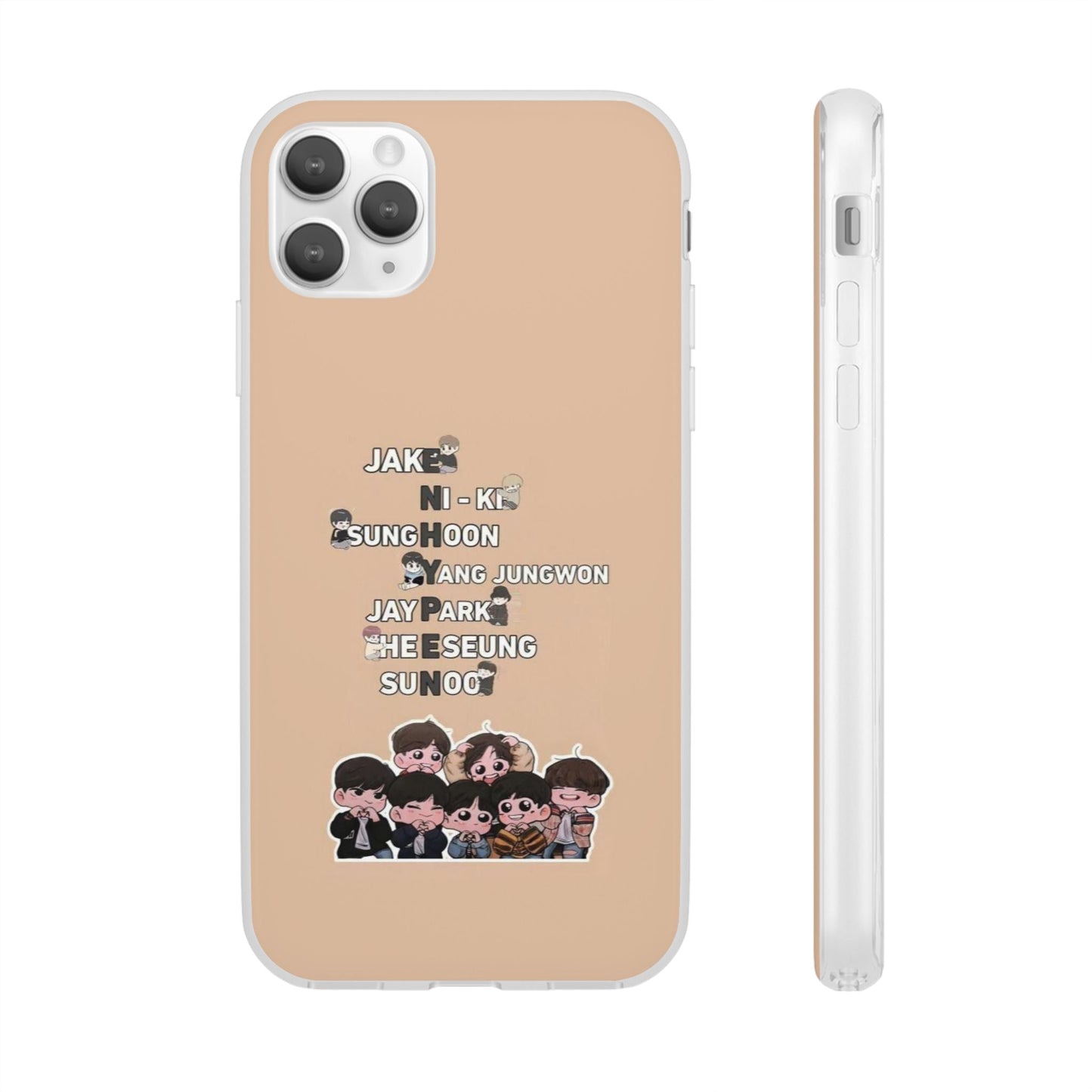 Enhypen Cell Phone Case - iPhone, Samsung and Custom Covers - K - Pop Phone Covers, Gifts for Fans, Stylish Cell Phone Accessories - Beyond The Shoppe