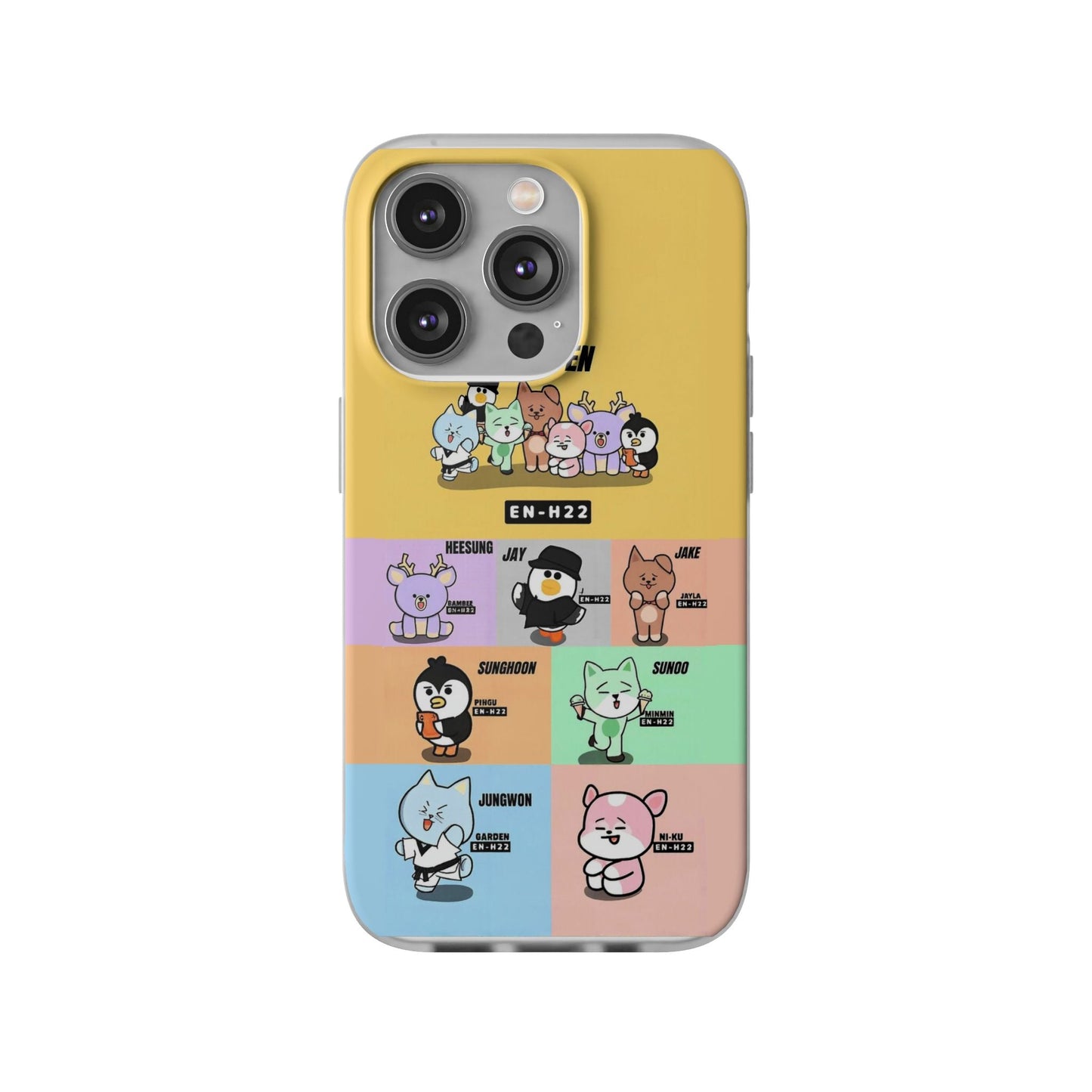 Enhypen Cell Phone Case - iPhone, Samsung and Custom Covers - K - Pop Phone Covers, Gifts for Fans, Stylish Cell Phone Accessories - Beyond The Shoppe