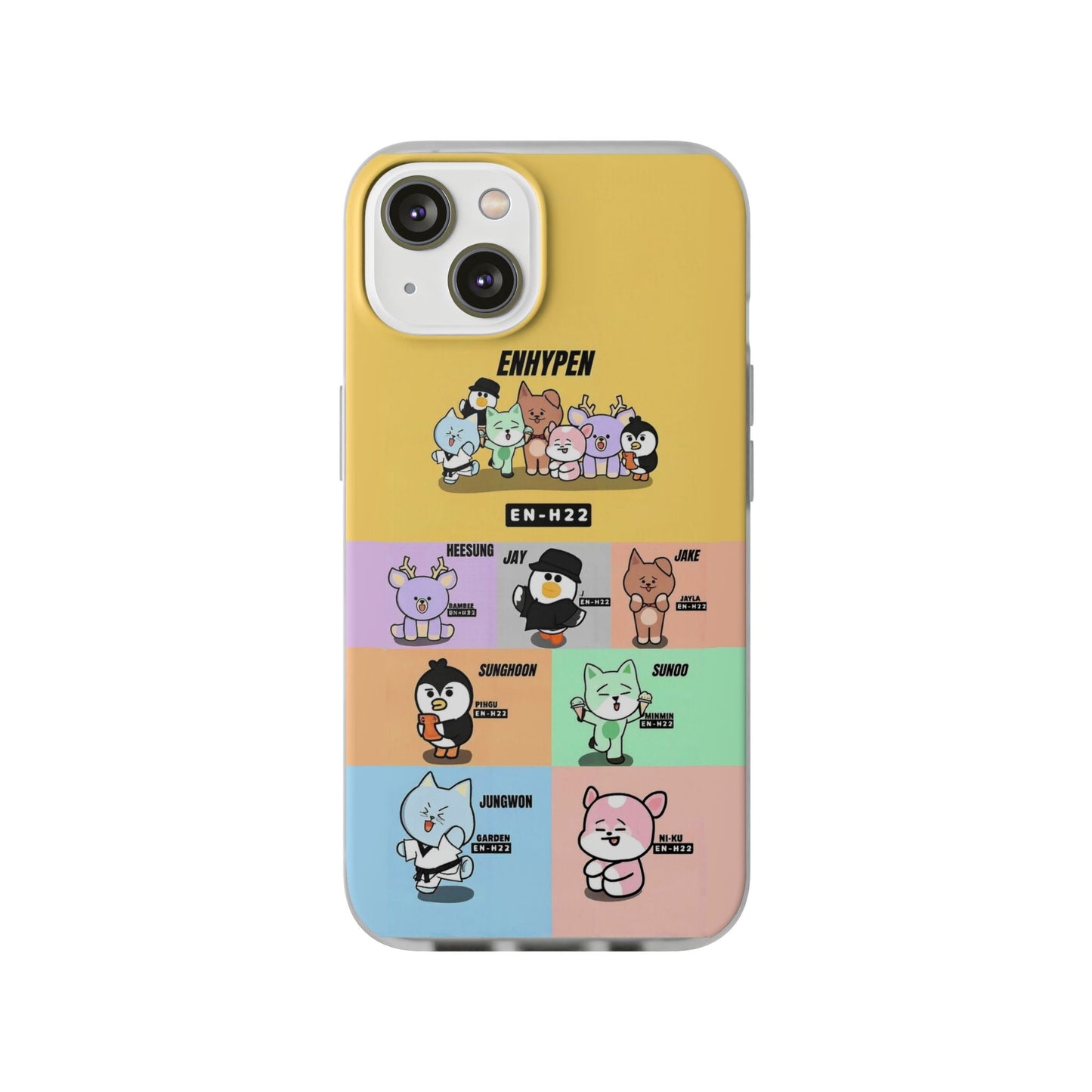Enhypen Cell Phone Case - iPhone, Samsung and Custom Covers - K - Pop Phone Covers, Gifts for Fans, Stylish Cell Phone Accessories - Beyond The Shoppe