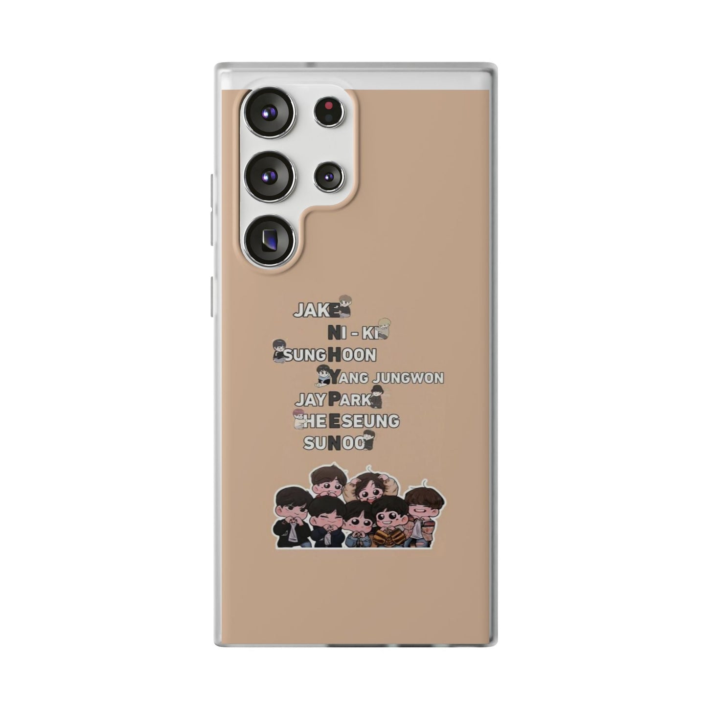 Enhypen Cell Phone Case - iPhone, Samsung and Custom Covers - K - Pop Phone Covers, Gifts for Fans, Stylish Cell Phone Accessories - Beyond The Shoppe