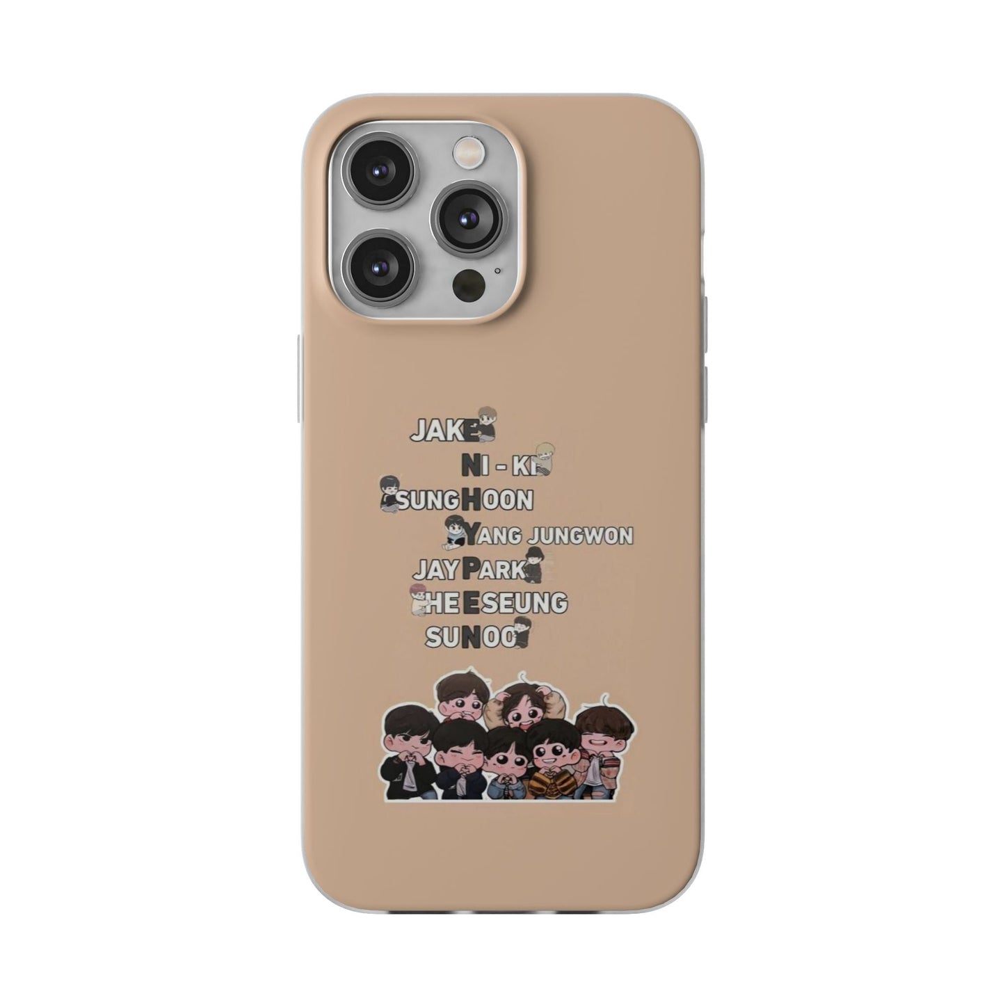 Enhypen Cell Phone Case - iPhone, Samsung and Custom Covers - K - Pop Phone Covers, Gifts for Fans, Stylish Cell Phone Accessories - Beyond The Shoppe