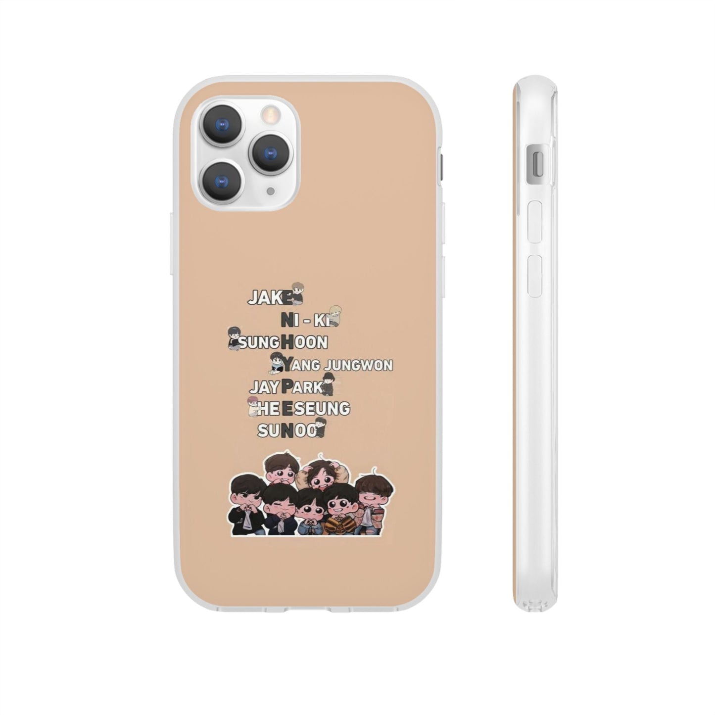 Enhypen Cell Phone Case - iPhone, Samsung and Custom Covers - K - Pop Phone Covers, Gifts for Fans, Stylish Cell Phone Accessories - Beyond The Shoppe