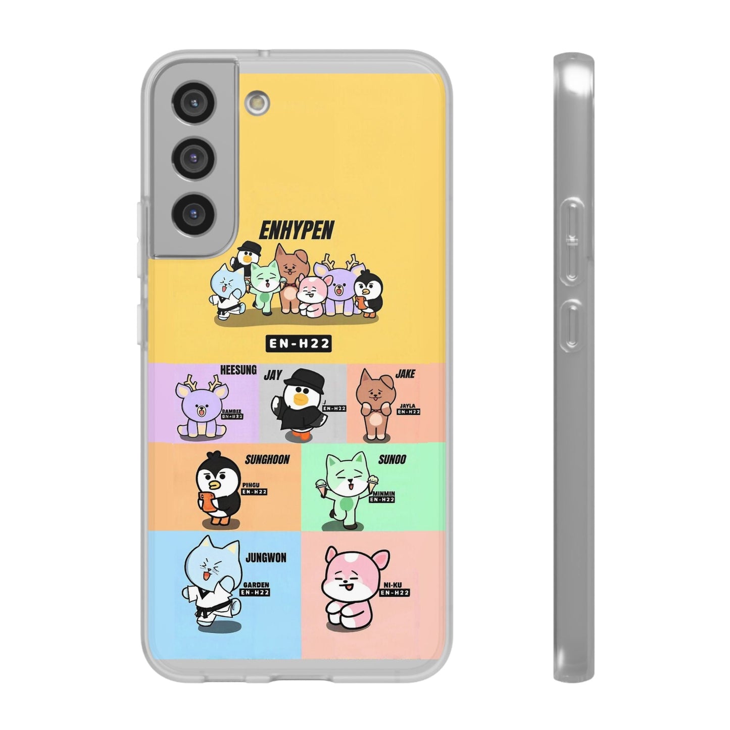 Enhypen Cell Phone Case - iPhone, Samsung and Custom Covers - K - Pop Phone Covers, Gifts for Fans, Stylish Cell Phone Accessories - Beyond The Shoppe