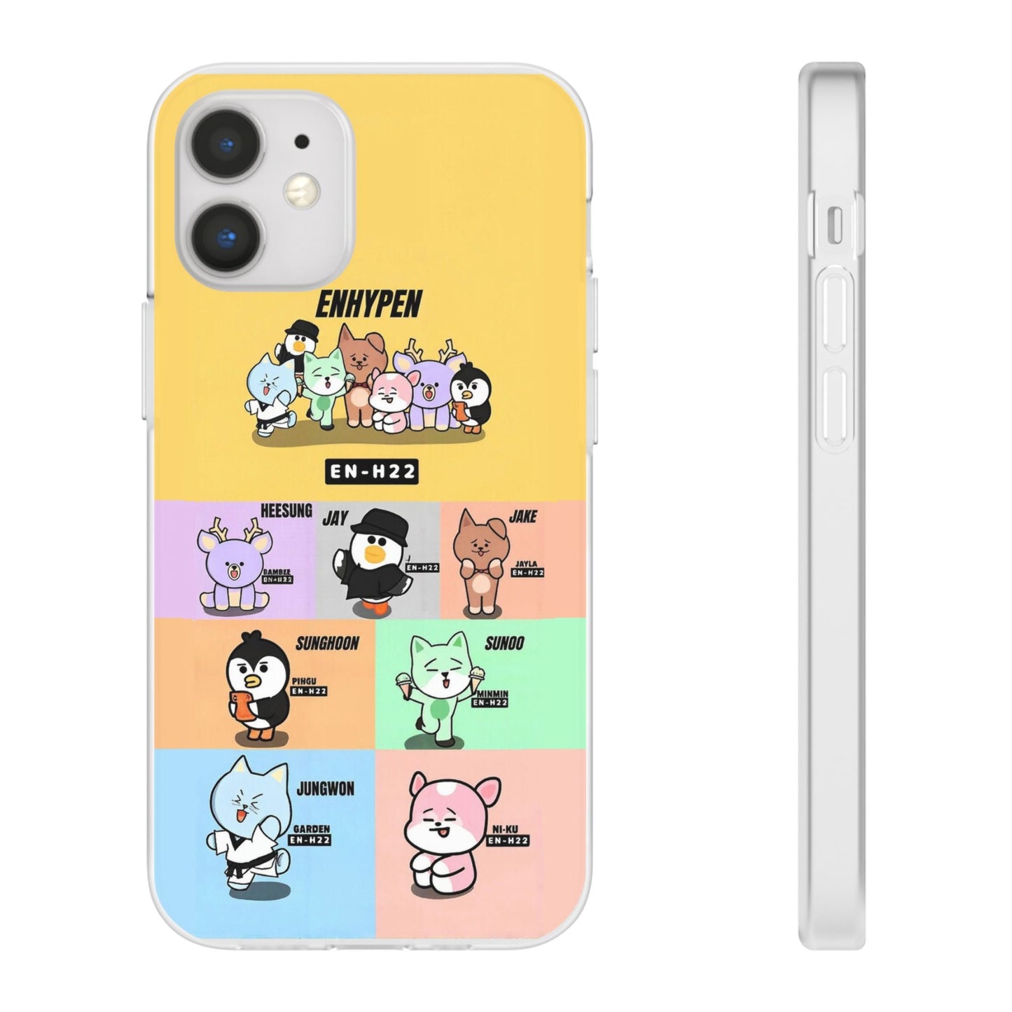Enhypen Cell Phone Case - iPhone, Samsung and Custom Covers - K - Pop Phone Covers, Gifts for Fans, Stylish Cell Phone Accessories - Beyond The Shoppe
