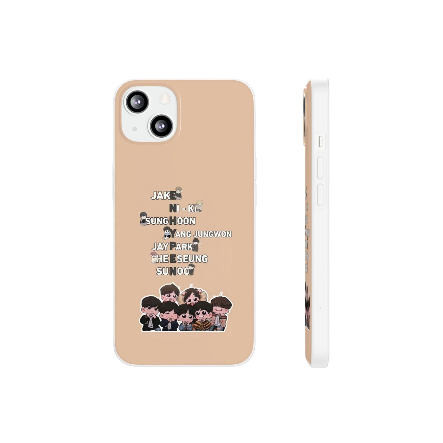 Enhypen Cell Phone Case - iPhone, Samsung and Custom Covers - K - Pop Phone Covers, Gifts for Fans, Stylish Cell Phone Accessories - Beyond The Shoppe