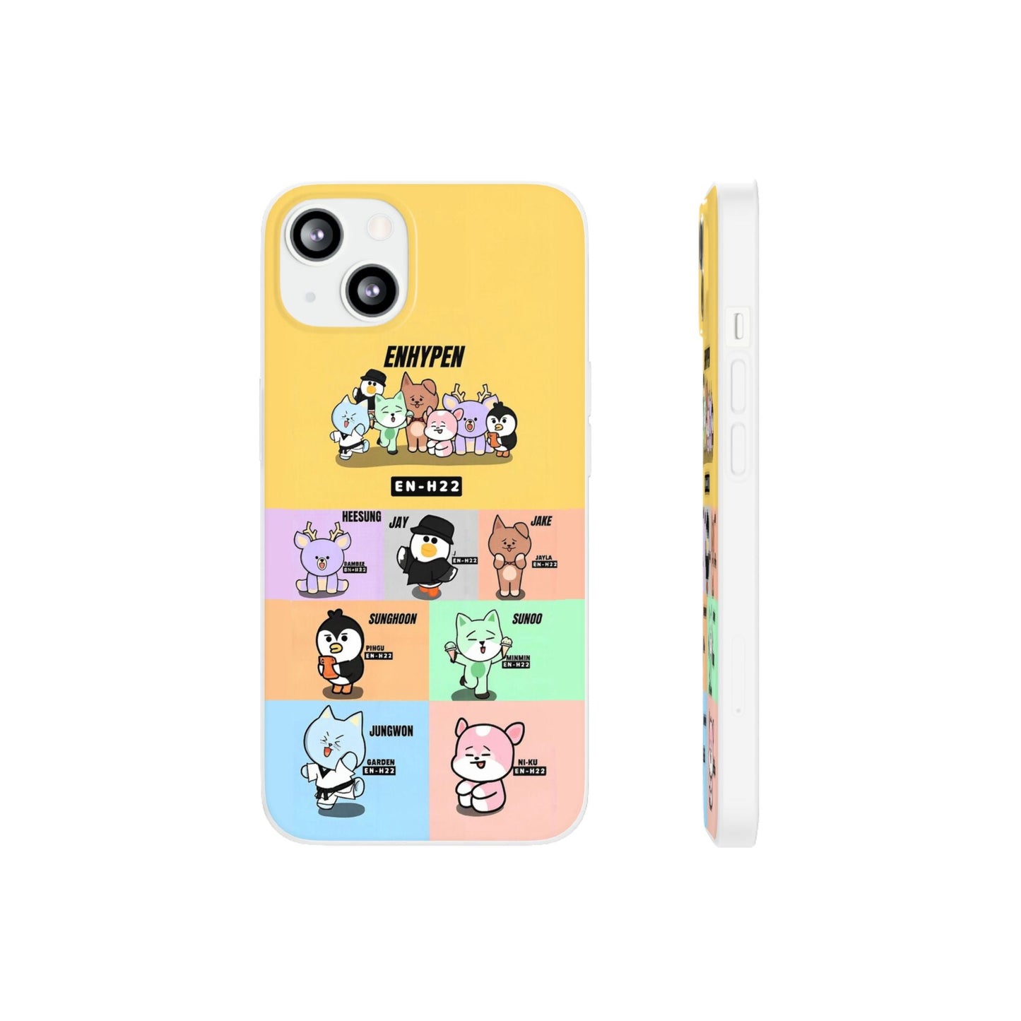 Enhypen Cell Phone Case - iPhone, Samsung and Custom Covers - K - Pop Phone Covers, Gifts for Fans, Stylish Cell Phone Accessories - Beyond The Shoppe