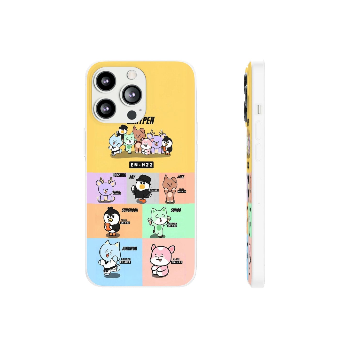 Enhypen Cell Phone Case - iPhone, Samsung and Custom Covers - K - Pop Phone Covers, Gifts for Fans, Stylish Cell Phone Accessories - Beyond The Shoppe