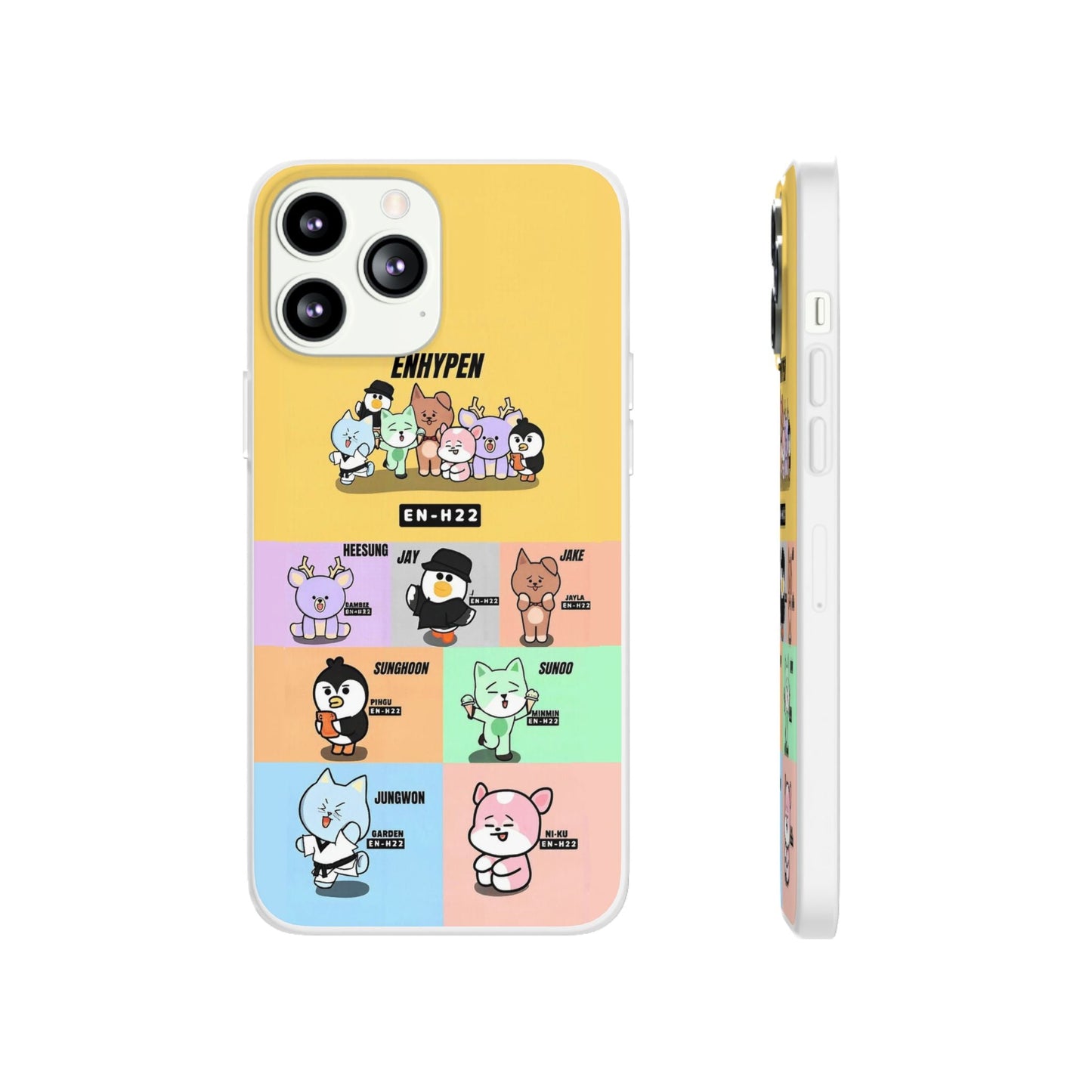 Enhypen Cell Phone Case - iPhone, Samsung and Custom Covers - K - Pop Phone Covers, Gifts for Fans, Stylish Cell Phone Accessories - Beyond The Shoppe