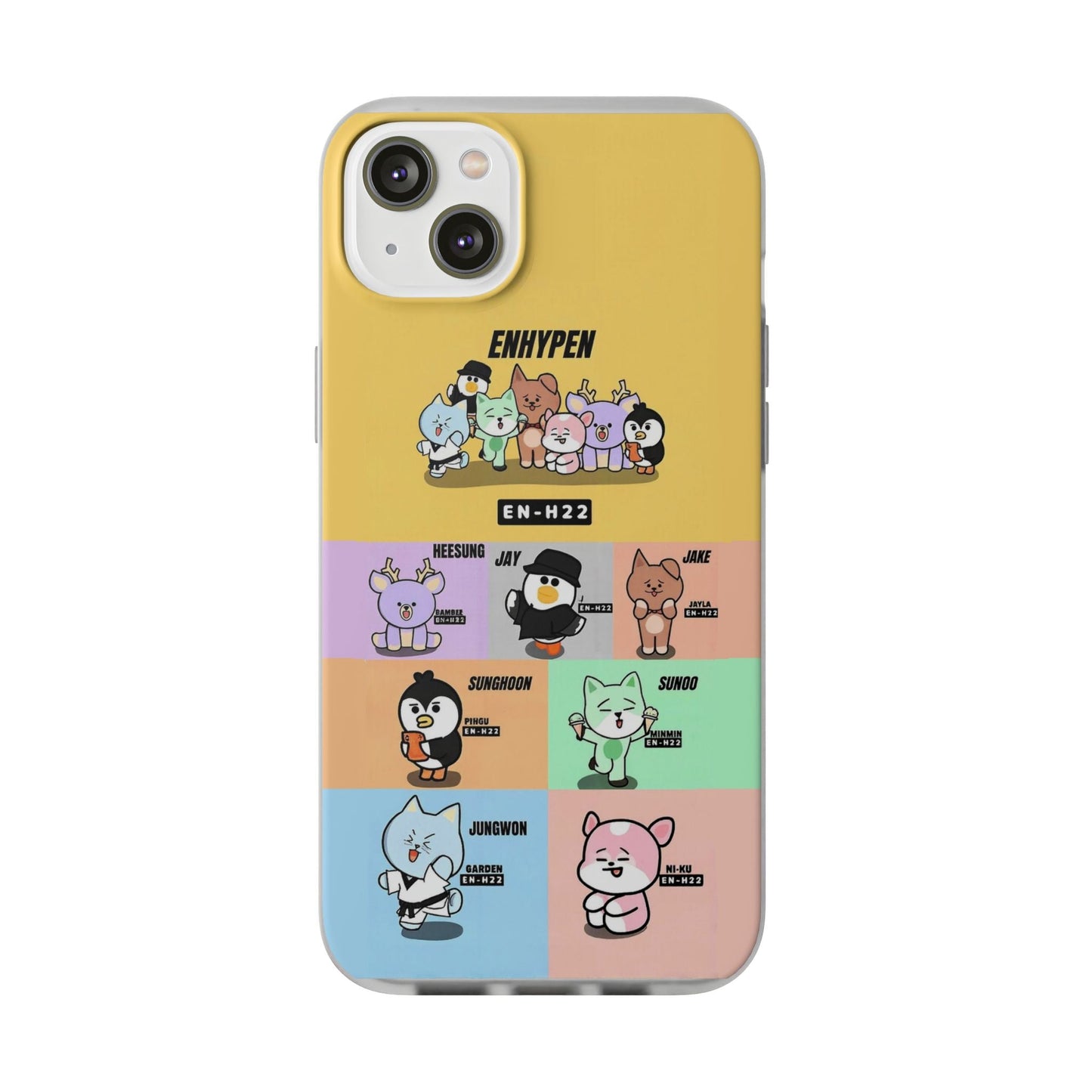 Enhypen Cell Phone Case - iPhone, Samsung and Custom Covers - K - Pop Phone Covers, Gifts for Fans, Stylish Cell Phone Accessories - Beyond The Shoppe