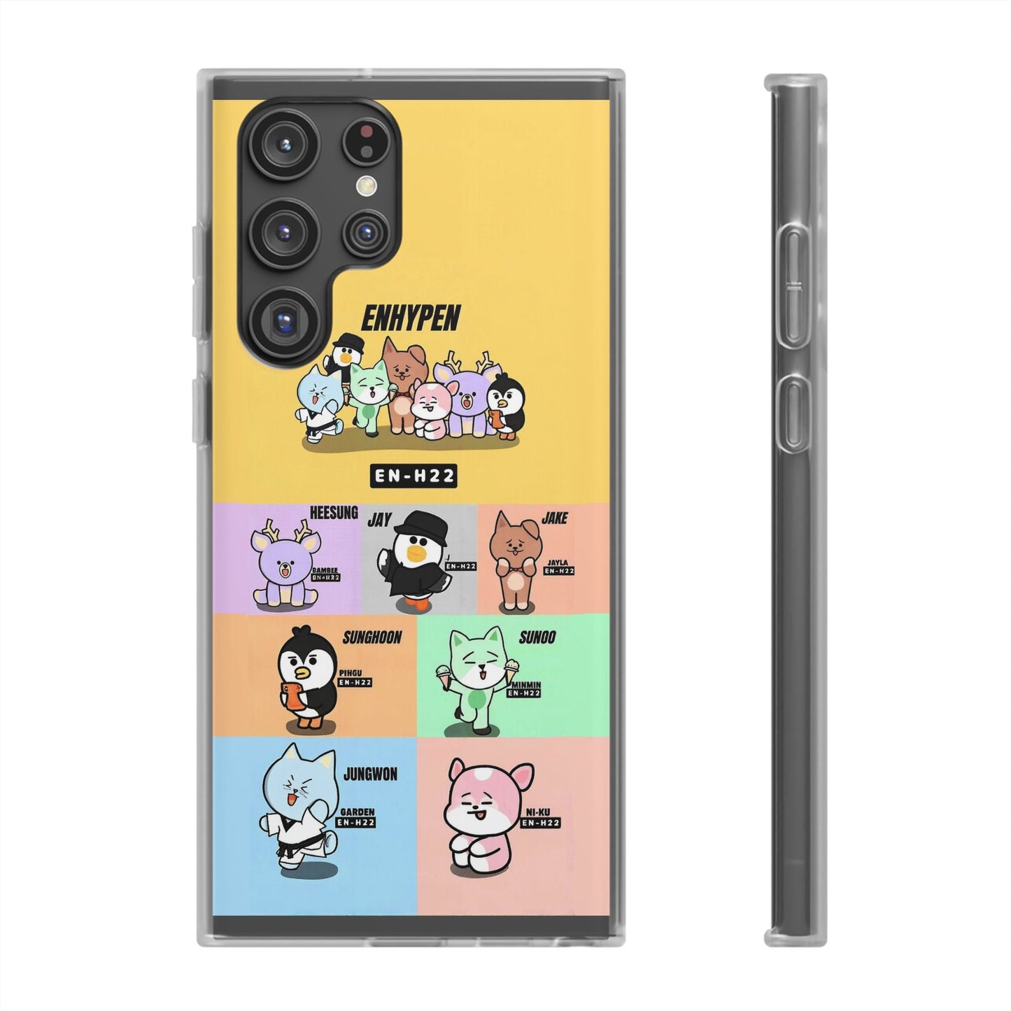 Enhypen Cell Phone Case - iPhone, Samsung and Custom Covers - K - Pop Phone Covers, Gifts for Fans, Stylish Cell Phone Accessories - Beyond The Shoppe