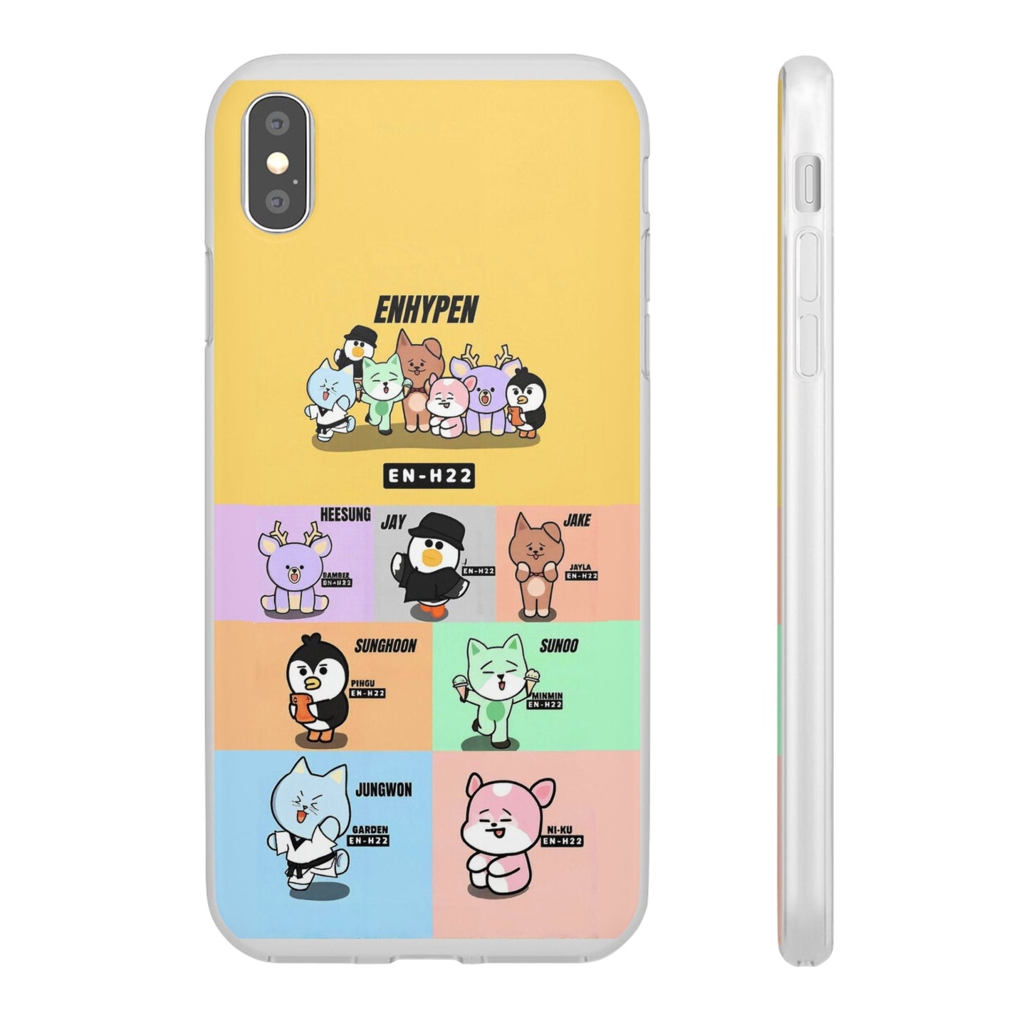 Enhypen Cell Phone Case - iPhone, Samsung and Custom Covers - K - Pop Phone Covers, Gifts for Fans, Stylish Cell Phone Accessories - Beyond The Shoppe