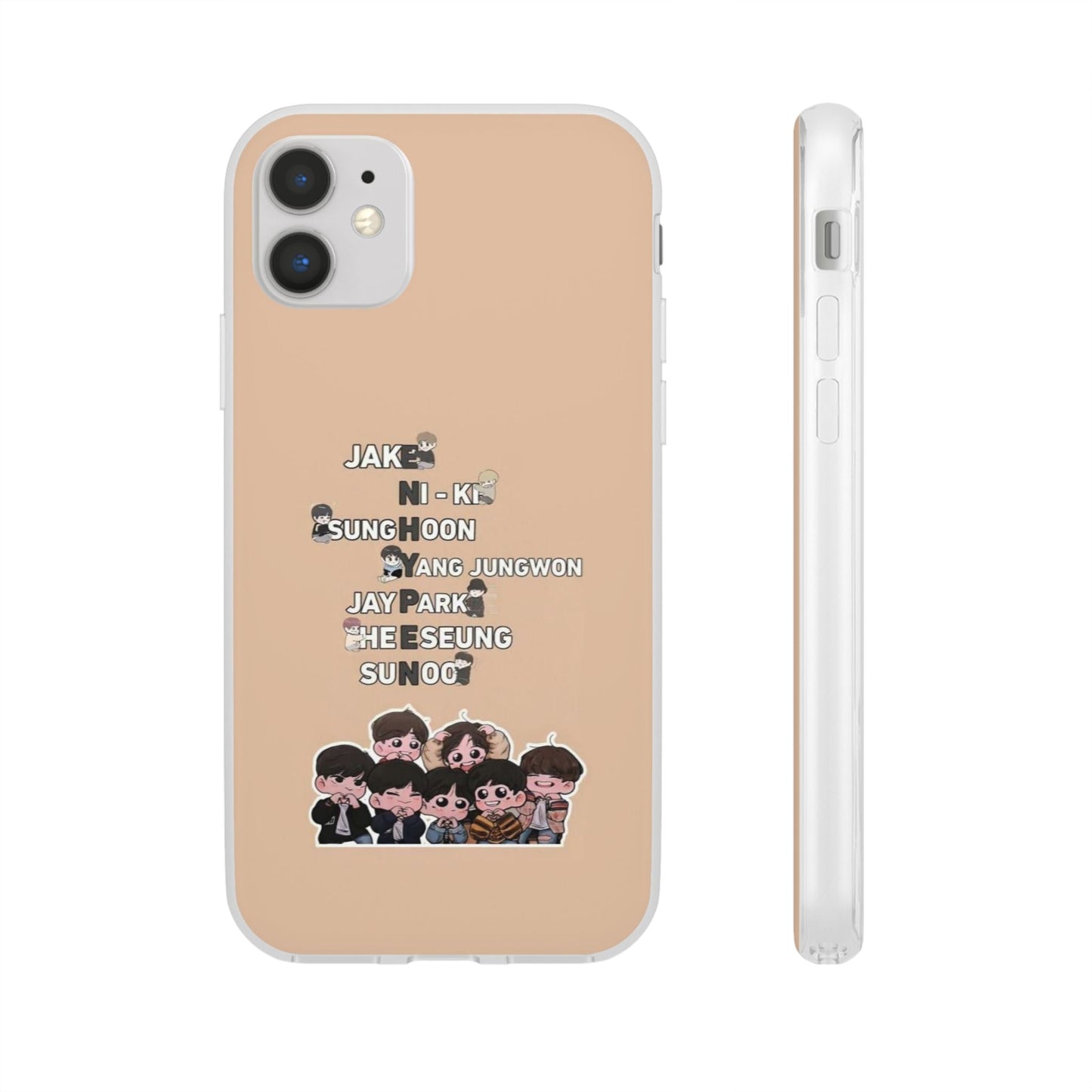 Enhypen Cell Phone Case - iPhone, Samsung and Custom Covers - K - Pop Phone Covers, Gifts for Fans, Stylish Cell Phone Accessories - Beyond The Shoppe