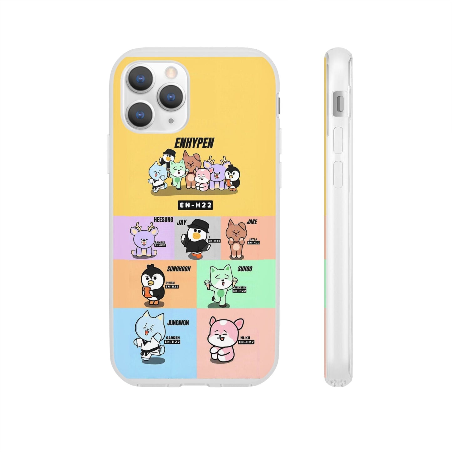 Enhypen Cell Phone Case - iPhone, Samsung and Custom Covers - K - Pop Phone Covers, Gifts for Fans, Stylish Cell Phone Accessories - Beyond The Shoppe