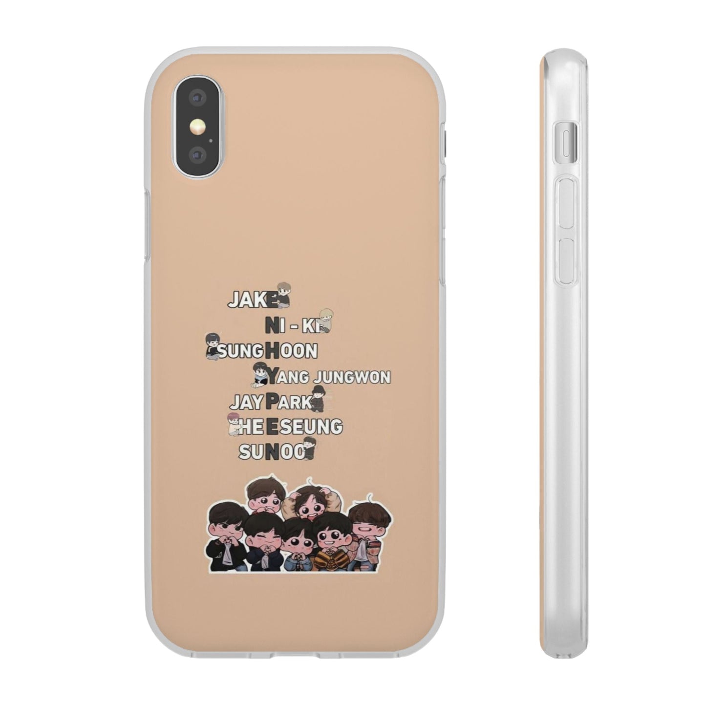 Enhypen Cell Phone Case - iPhone, Samsung and Custom Covers - K - Pop Phone Covers, Gifts for Fans, Stylish Cell Phone Accessories - Beyond The Shoppe