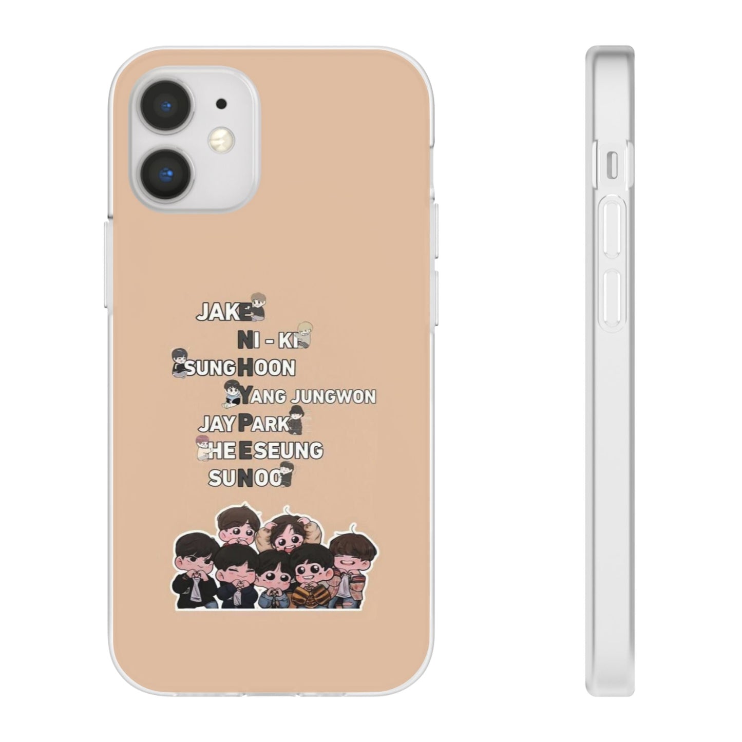 Enhypen Cell Phone Case - iPhone, Samsung and Custom Covers - K - Pop Phone Covers, Gifts for Fans, Stylish Cell Phone Accessories - Beyond The Shoppe