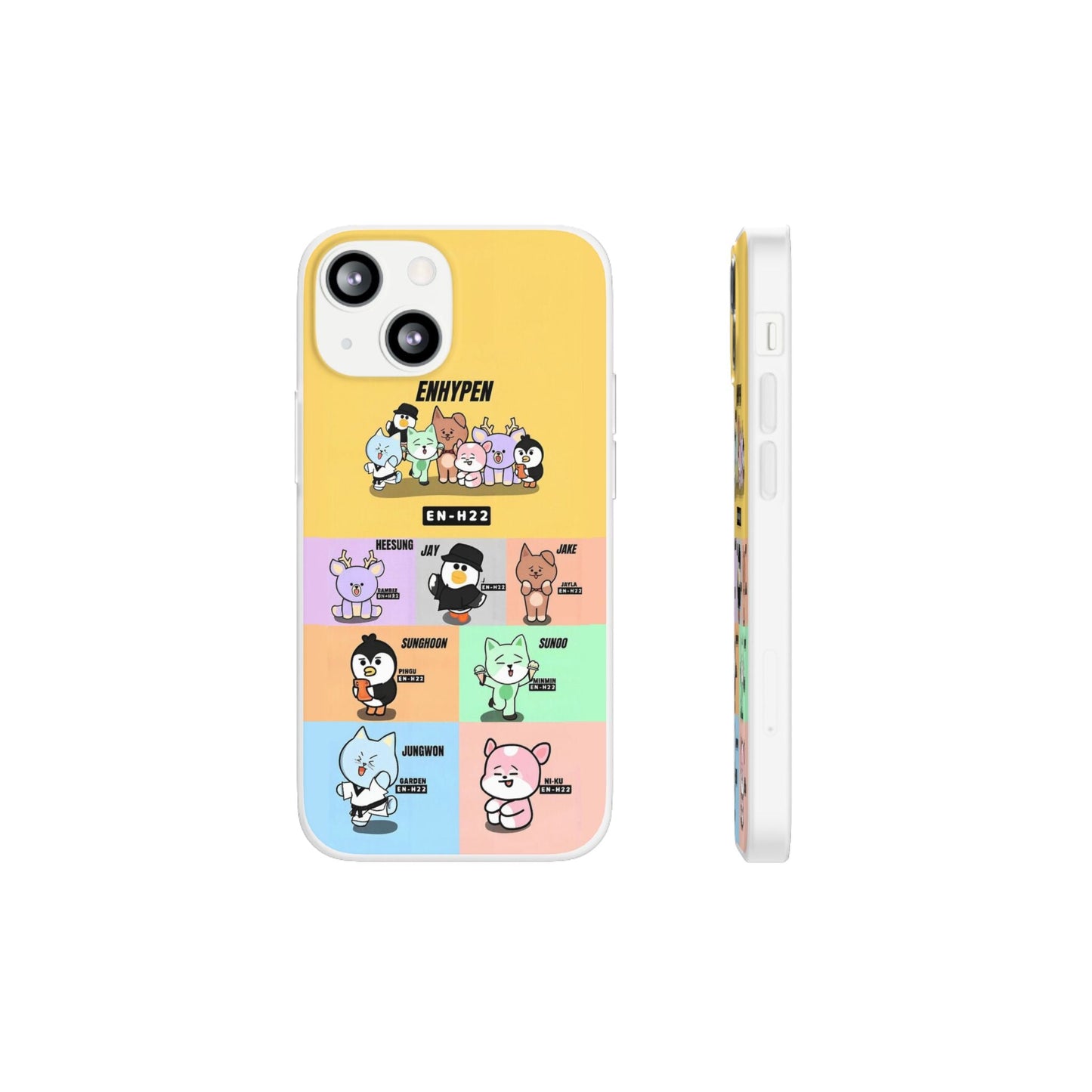 Enhypen Cell Phone Case - iPhone, Samsung and Custom Covers - K - Pop Phone Covers, Gifts for Fans, Stylish Cell Phone Accessories - Beyond The Shoppe