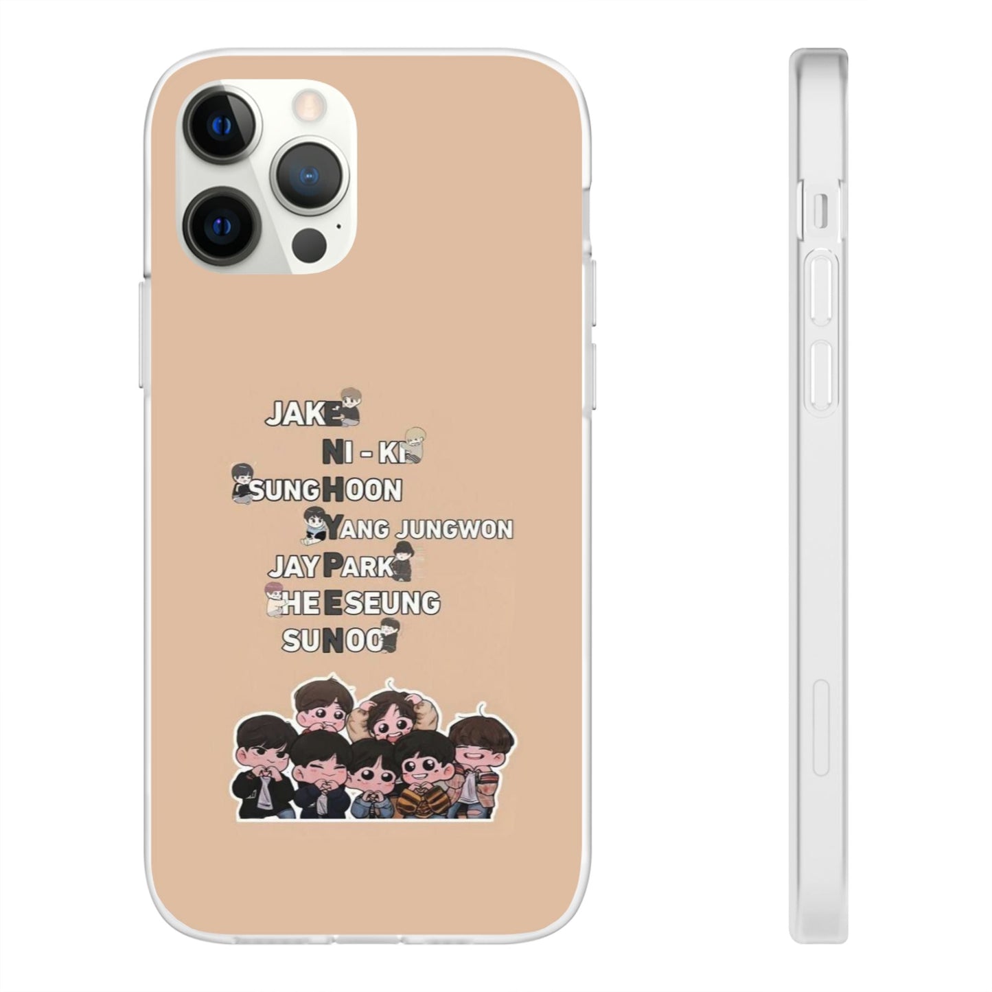 Enhypen Cell Phone Case - iPhone, Samsung and Custom Covers - K - Pop Phone Covers, Gifts for Fans, Stylish Cell Phone Accessories - Beyond The Shoppe