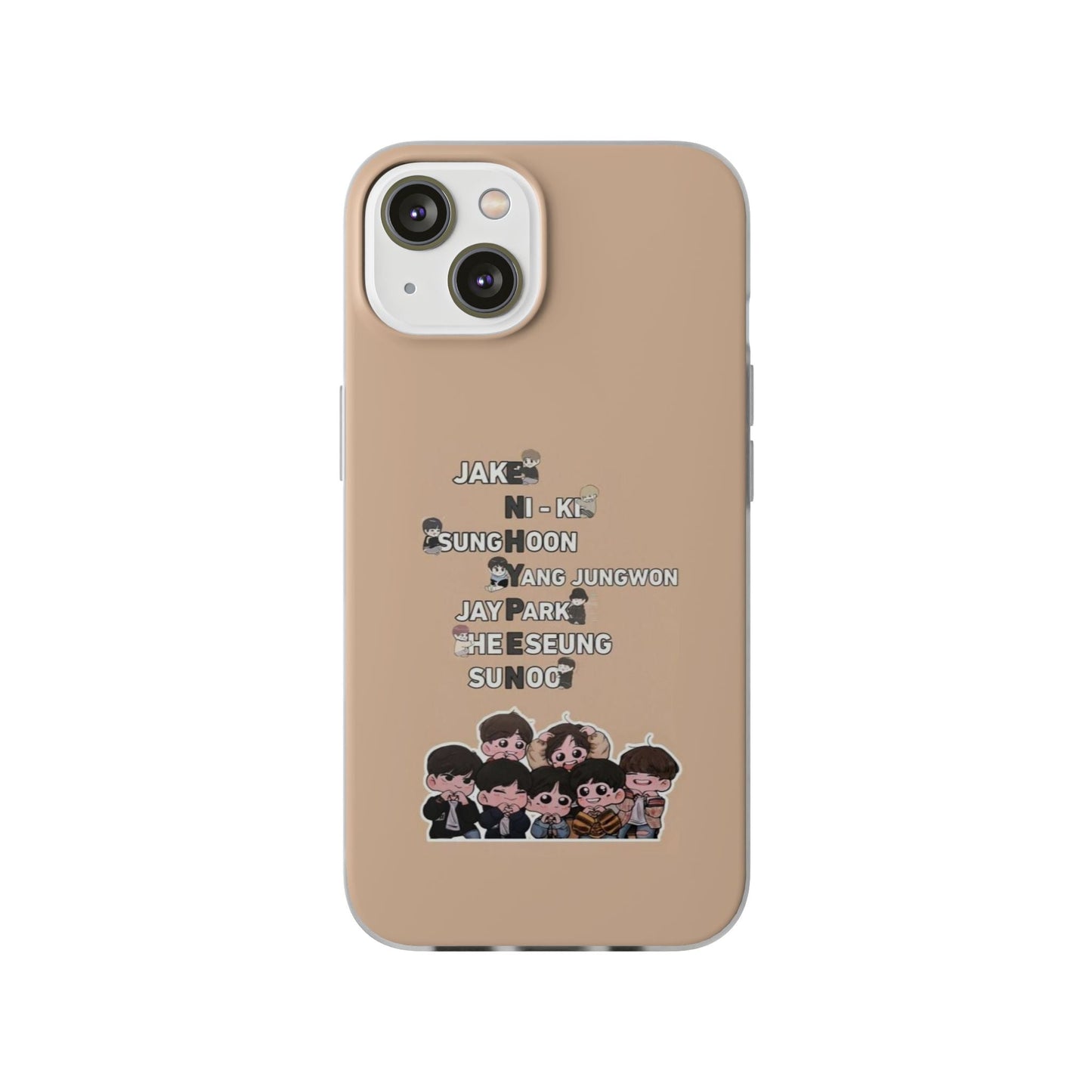 Enhypen Cell Phone Case - iPhone, Samsung and Custom Covers - K - Pop Phone Covers, Gifts for Fans, Stylish Cell Phone Accessories - Beyond The Shoppe