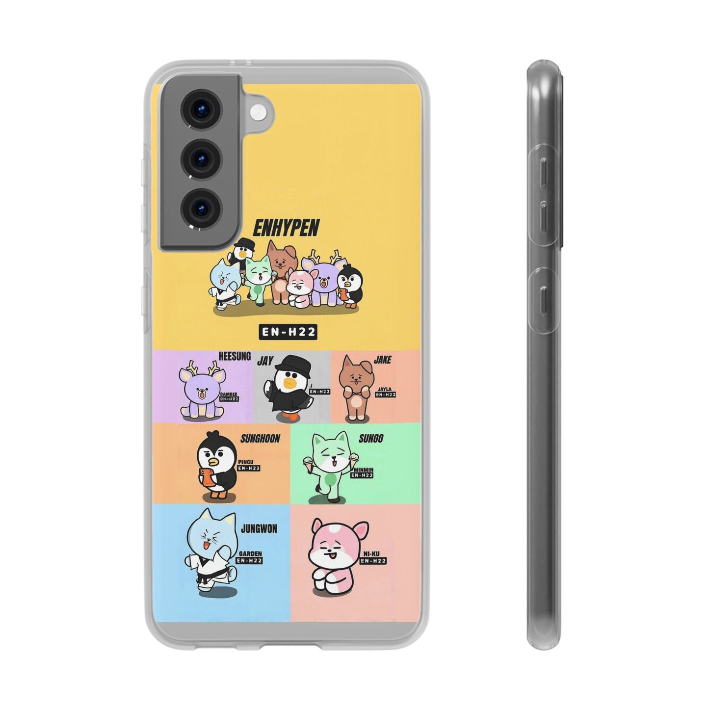 Enhypen Cell Phone Case - iPhone, Samsung and Custom Covers - K - Pop Phone Covers, Gifts for Fans, Stylish Cell Phone Accessories - Beyond The Shoppe