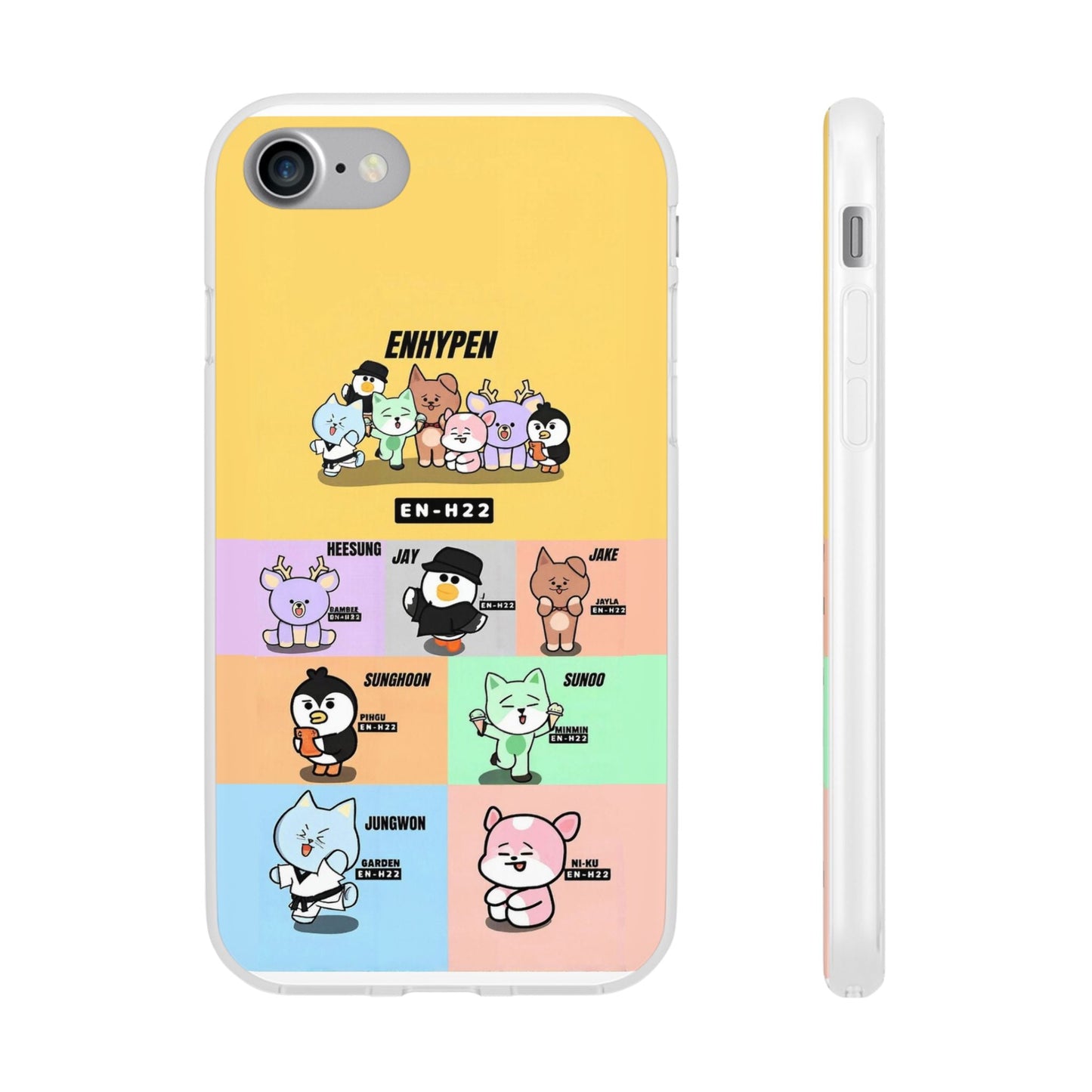 Enhypen Cell Phone Case - iPhone, Samsung and Custom Covers - K - Pop Phone Covers, Gifts for Fans, Stylish Cell Phone Accessories - Beyond The Shoppe