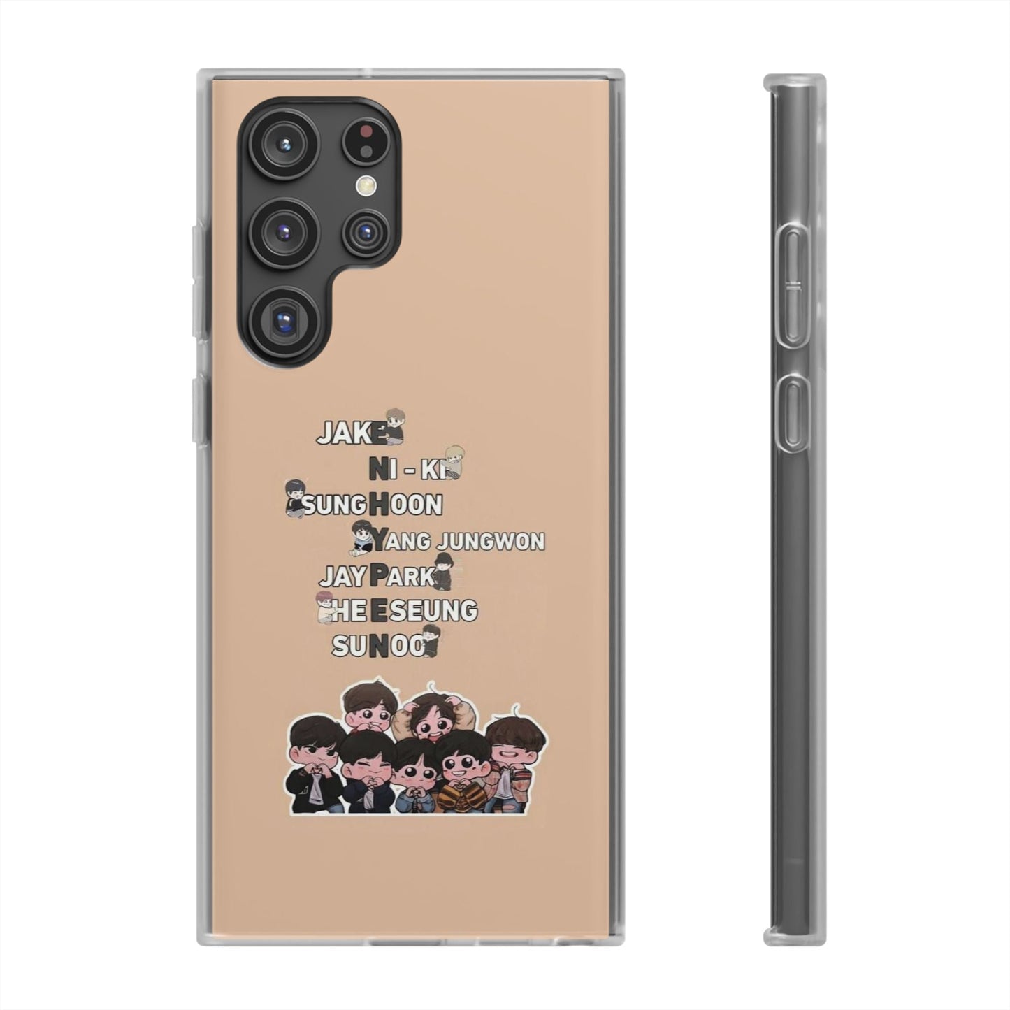Enhypen Cell Phone Case - iPhone, Samsung and Custom Covers - K - Pop Phone Covers, Gifts for Fans, Stylish Cell Phone Accessories - Beyond The Shoppe
