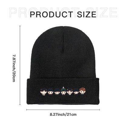 Enhypen Enfriends Beanie for Adults – Cozy Polyester Knit Hat - Stylish, Comfortable & Trendy Hat - Beyond The Shoppe