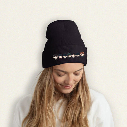 Enhypen Enfriends Beanie for Adults – Cozy Polyester Knit Hat - Stylish, Comfortable & Trendy Hat - Beyond The Shoppe