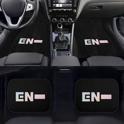 Enhypen Engene Car Floor Mats - 4Pcs - Enhypen EN logo Car Floor Mats - Car Accessories - Kpop car mats - (Set of 4 - 2 Front & 2 Rear) - Beyond The Shoppe