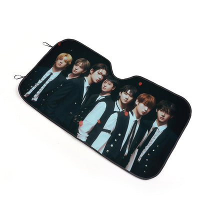 Enhypen - Engene Car Windshield Cover Sun Shade - Kpop gift, Car Sunshade, K - Pop Inspired Car Accessories Kpop - Beyond The Shoppe