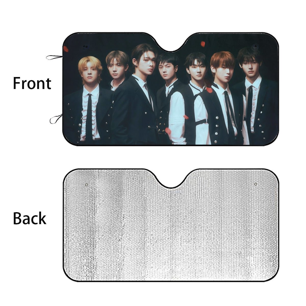 Enhypen - Engene Car Windshield Cover Sun Shade - Kpop gift, Car Sunshade, K - Pop Inspired Car Accessories Kpop - Beyond The Shoppe