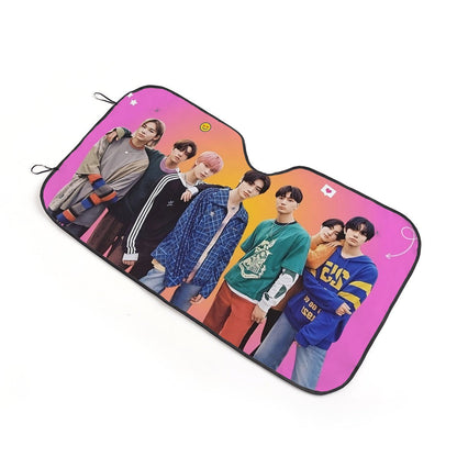 Enhypen - Engene Car Windshield Sun Shade - Kpop gift, Car Sunshade, K - Pop Inspired Car Accessories - Beyond The Shoppe
