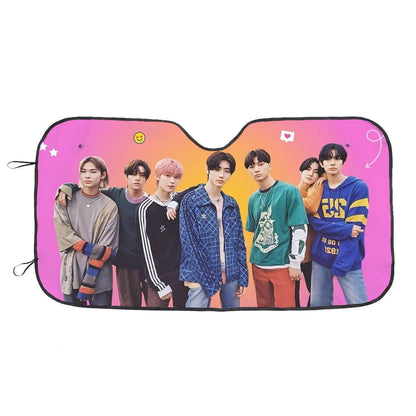 Enhypen - Engene Car Windshield Sun Shade - Kpop gift, Car Sunshade, K - Pop Inspired Car Accessories - Beyond The Shoppe