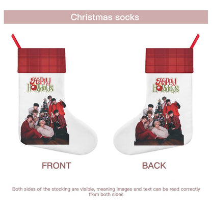 Enhypen - Engene Happy Holidays Classic Holiday 16 - Inch Linen Christmas Stocking – Decor, Soft & Durable - Beyond The Shoppe