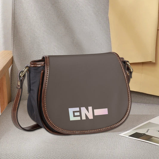 Enhypen Flap Saddle Bag – Perfect Everyday Crossbody Purse - Engene Chic & Cute Bag - Beyond The Shoppe