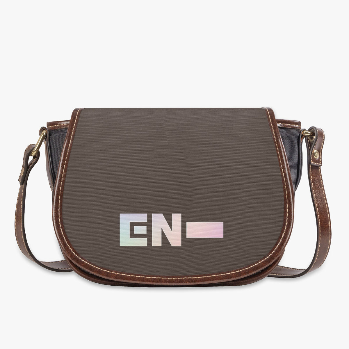 Enhypen Flap Saddle Bag – Perfect Everyday Crossbody Purse - Engene Chic & Cute Bag - Beyond The Shoppe