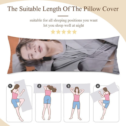 Enhypen Jake Full Body Pillow Case - Double Sided Full Body Pillowcases - 3 sizes! - Beyond The Shoppe