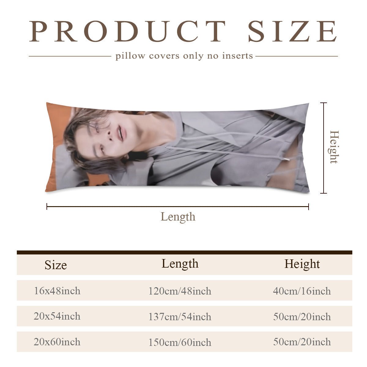Enhypen Jake Full Body Pillow Case - Double Sided Full Body Pillowcases - 3 sizes! - Beyond The Shoppe