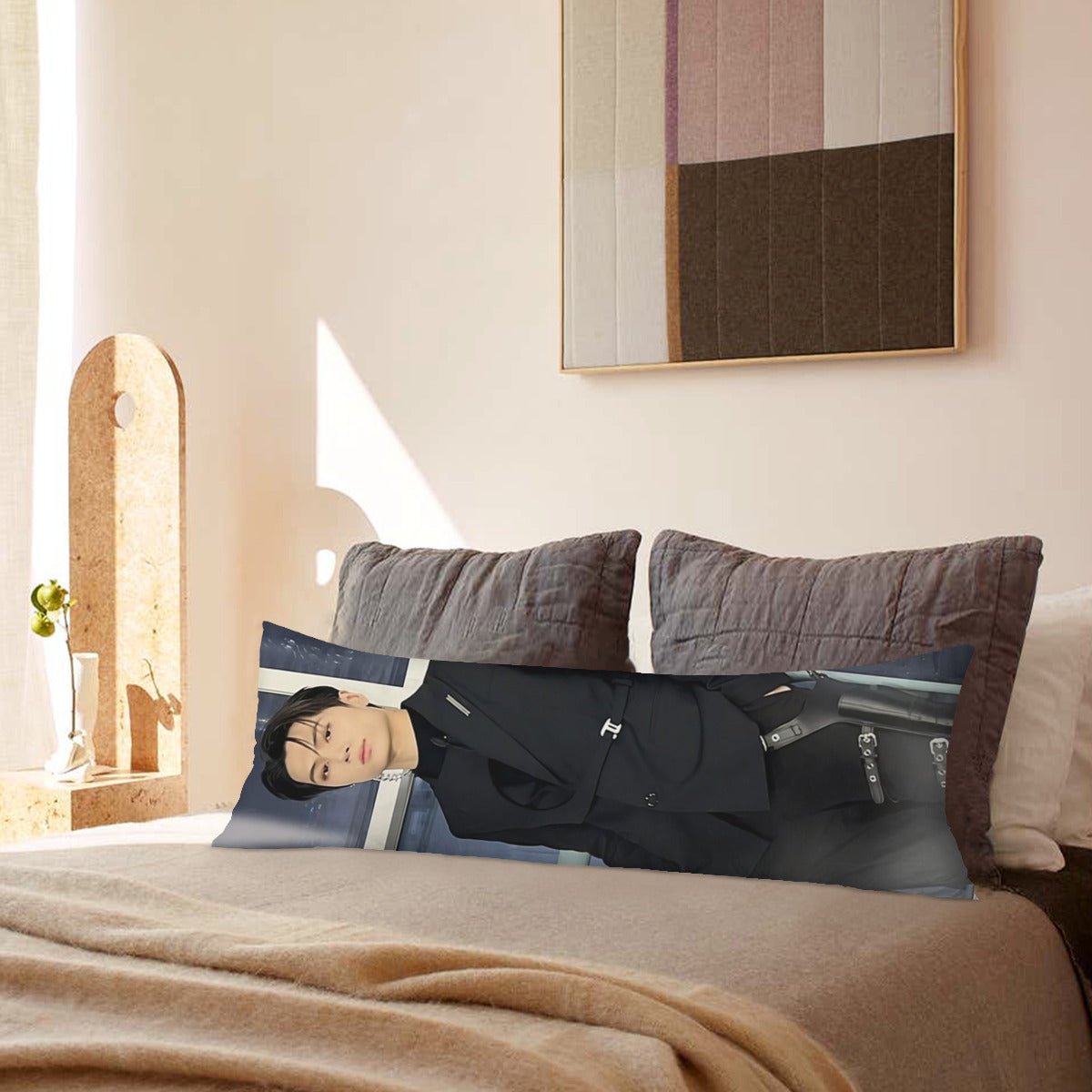 Enhypen Jay Full Body Pillow Case - 2 Different pictures! Double Sided pillowcase - 3 Sizes Engene - Beyond The Shoppe