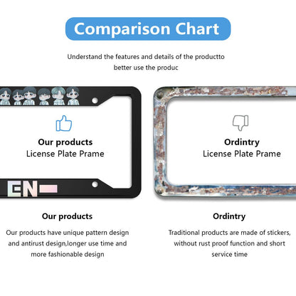 Enhypen License Plate From - Car accessory - Kpop gift! - Beyond The Shoppe