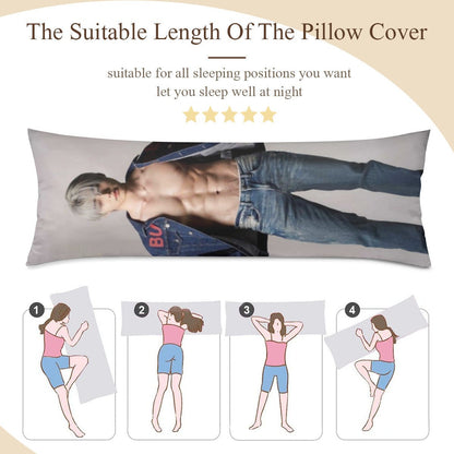 Enhypen Sunghoon Full Body Pillow Case - Double Sided Full Body Pillowcases - 3 sizes! - Beyond The Shoppe